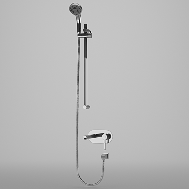 3-Function Shower Mixer - Wasserkraft 3D model image 1 