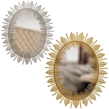 Orlando Gold Sunburst Mirror