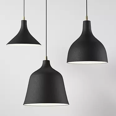 Karman t-black pendant lamp