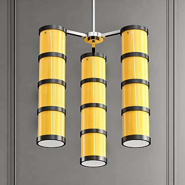 Elegant MURENE Pendant Light 3D model image 1 