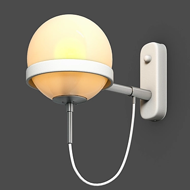 Modern LED Wall Light - 4 Colors 3D model image 1 