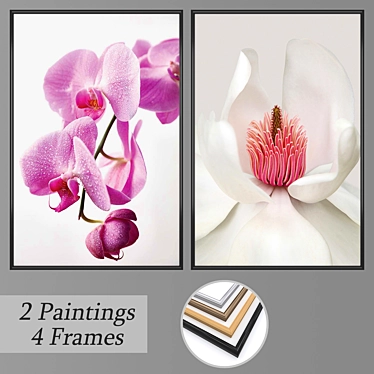 Modern Wall Art Set No. 920 3D model image 1 