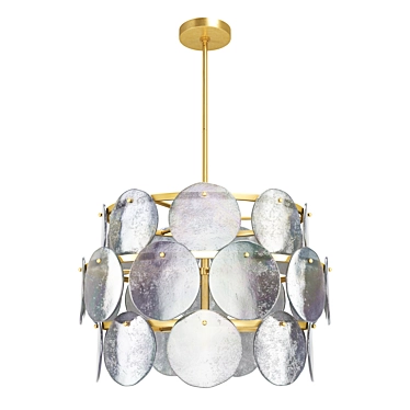 Elegant Evelyn Chandelier - Arteriors 3D model image 1 