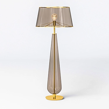 Elegant Boscove Floor Lamp 3D model image 1 