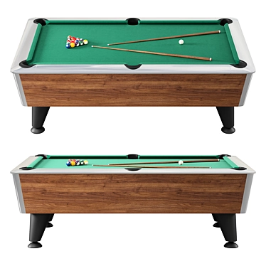 Classic Billiard Table 3D model image 1 