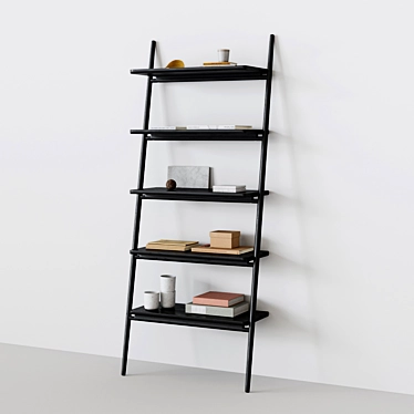 Norm Architects Folk Ladder Shelving 3D model image 1 