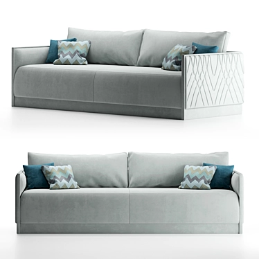 Modern Miami Sofa: Sleek Design 3D model image 1 