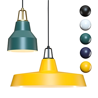 Modern Farmhouse Pendant Light 3D model image 1 