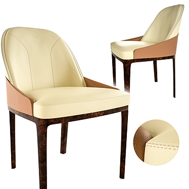 Classic Elegance: BENTLEY Malvern Chair 3D model image 1 