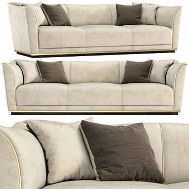 FRATO Dover Contemporary Sofa 3D model image 1 