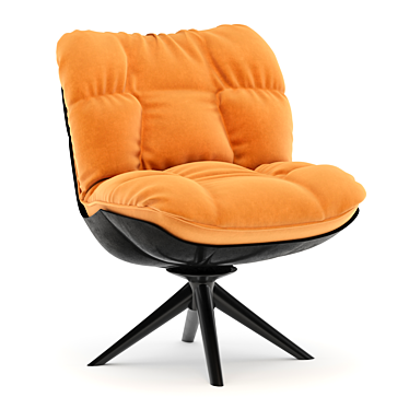 Modern Husk Armchair | Stylish and Comfortable 3D model image 1 