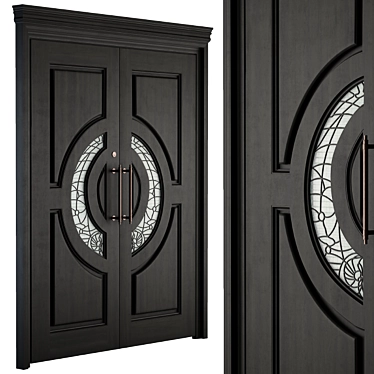 Elegant Entryway Essential: Classic Door 3D model image 1 