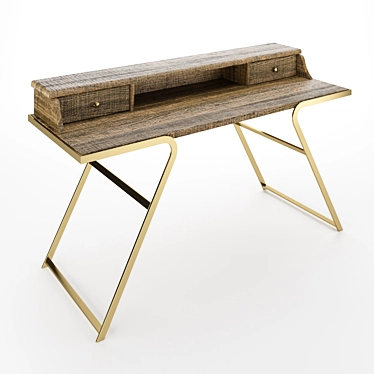 Savannah Writing Table
Versatile & Stylish Writing Desk
Elegant Work-Bedroom Transformation
Savannah: 3D model image 1 