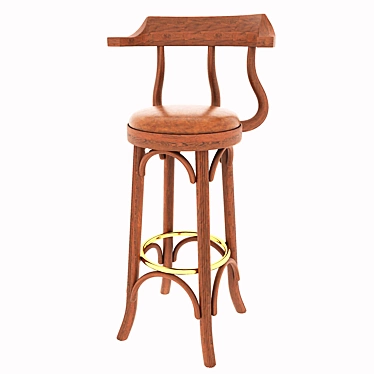 Modern Bar Stool 3D model image 1 