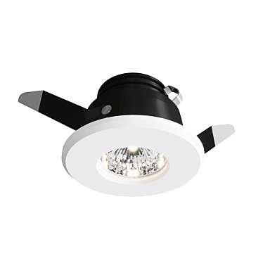 Mantra CIES Downlight C0082: 7W LED, 640Lm, Cool White, Aluminum 3D model image 1 