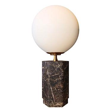 CHARADE MARBLE GLOBE TABLE LAMP - CB2