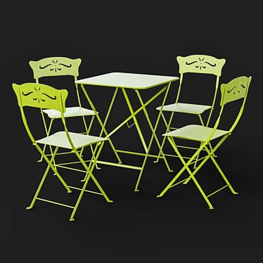 Fermob Outdoor Furniture Set 3D model image 1 