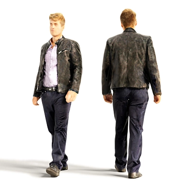 Realistic 3D Scanned Male Model 3D model image 1 