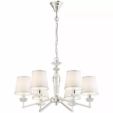 Neoclassic Chandelier: Beira Maytoni, Nickel Finish 3D model image 1 