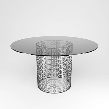 Nixon Dining Table by Jonathan Adler 3D model image 1 