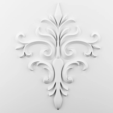 Decorative Stucco Molding 3D model image 1 