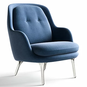 FRI JH4DS Lounge Chair by Fritz Hansen 3D model image 1 
