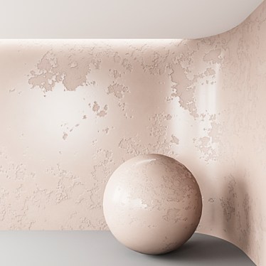 Elegant Plaster Ornament 3D model image 1 