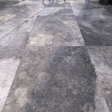 Elegant Bizantino Argento Marble Floor 3D model image 1 