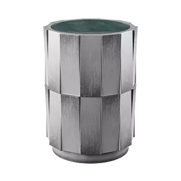 Sophisticated Gray Accent Table 3D model image 1 