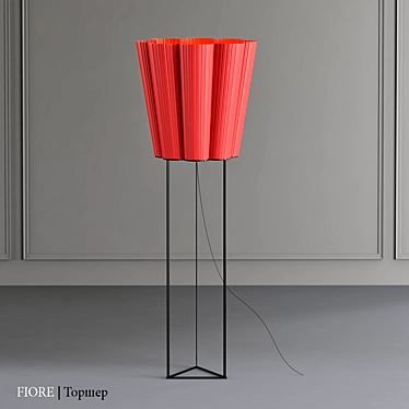 FIORE 2013: Elegant Indirect Light Floor Lamp 3D model image 1 