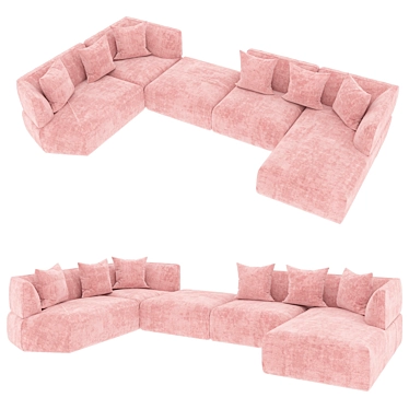 Elevate Sofa: Uncompromising Comfort 3D model image 1 