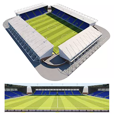 Ultimate Football Stadium 3D model image 1 