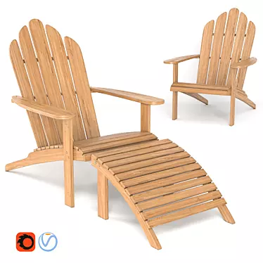 Outdoor Oasis Garden Chair 3D model image 1 