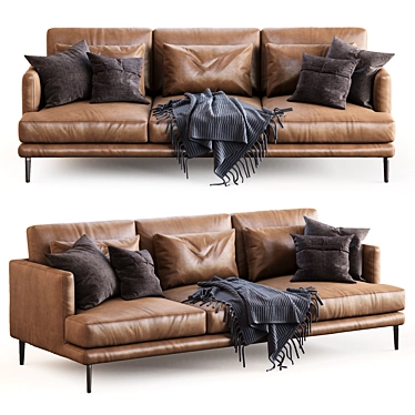 Elegant Bonaldo Paraiso Sofa 3D model image 1 