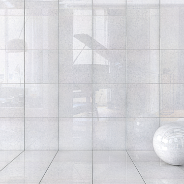 Elegant Perona Frey Wall Tiles 3D model image 1 