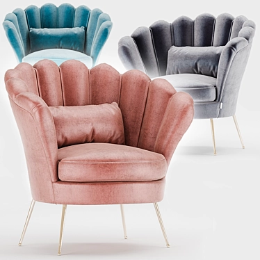 CozyComfort Chair: Designed with warmth in mind 3D model image 1 