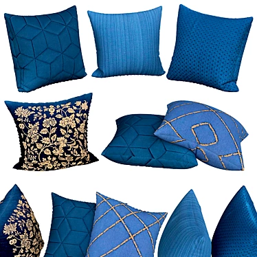 Elegant Cushions for Your Sofa 3D model image 1 