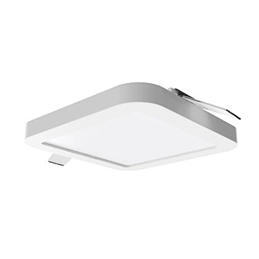 Saona Recessed LED Light: 540Lm, 6W, Aluminum Shade, Cool White (4000K) 3D model image 1 