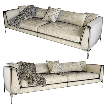 FENDI Myhome Sofa: Luxurious Comfort for Your Living Space 3D model image 1 