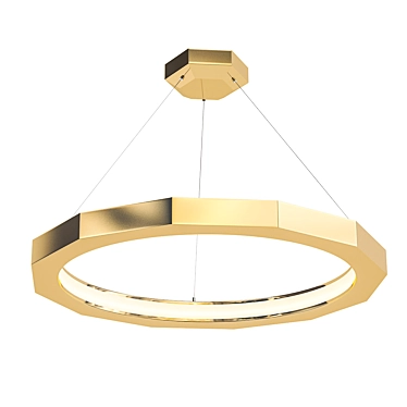 Modern Elegance: Dodeca Pendant Light 3D model image 1 