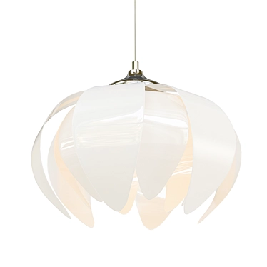 Elegant Clover Pendant Light 3D model image 1 