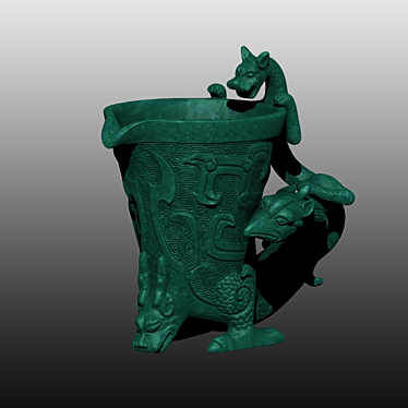 Ancient Vase: 4K Textures 3D model image 1 