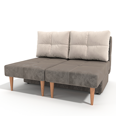 Versatile Transforming Sofa 3D model image 1 