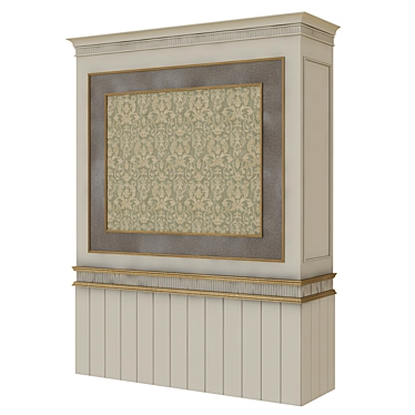 Modern 3D Wall Panel 3D model image 1 