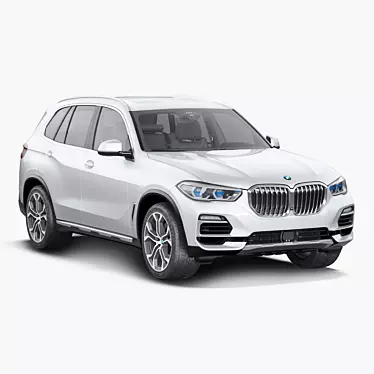 Title: High-detail BMW X5 G05 Model 3D model image 1 