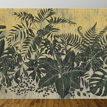 MUANCE Botanical Wallpaper Collection 3D model image 1 