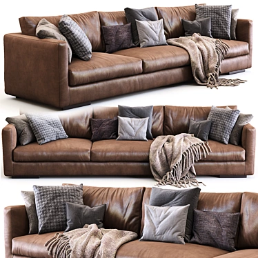 Modern Flexform Magnum Sofa 3D model image 1 