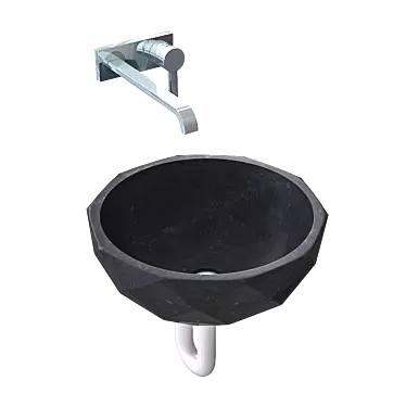 Modern Concrete Sink "Gratis 3D model image 1 