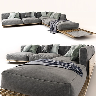 Yankom Design Sofa 3D model image 1 