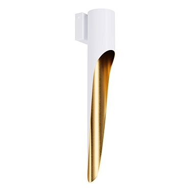 Modern Art Sconce: H-Tube 22827 3D model image 1 